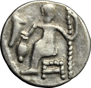 reverse: Celtic, Eastern Europe. AR Drachm imitating Alexander III or Philip III of Macedon, late 2nd-1st century BC