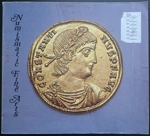 obverse: Numismatic Fine Arts, Auction XIV - Ancient Coins. New York, 29 November 1984. Brossura editoriale, 685 lotti, foto B/N, include stime. Qualche segno a penna, copertina piegata
