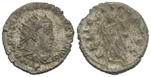obverse: Valerian I (253-260). AR Antoninianus (21mm, 3.34g, 12h). Antioch, 253-5. Radiate, draped and cuirassed bust r. R/ Felicitas standing l., holding caduceus and cornucopia. RIC V 87; RSC 53. Good Fine