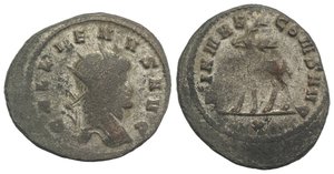 obverse: Gallienus (253-268). Antoninianus (23.5mm, 4.00g, 11h). Rome, 267-8. Radiate head r. R/ Stag standing l.; X in exergue. RIC V 179; RSC 160. Good Fine