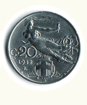 reverse: Vittorio Emanuele III - 20 Cent. 