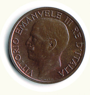 obverse: Vittorio Emanuele III - 10 Cent. 1921 Ape - Rame rosso eccezionale. Vittorio Emanuele III - 10 Cent. 1921 Ape FDC 