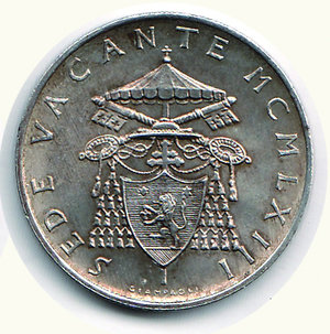 reverse: VATICANO - Sede Vacante 1963 - 500 Lire - Montenegro 700. VATICANO - Sede Vacante 1963 - 500 Lire - - AR - FDC 