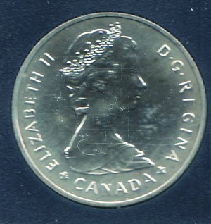 obverse: CANADA - Dollaro 1985 - Per il centenario istituzione parchi nazionali - Proof in confezione originale. CANADA - Dollaro 1985 