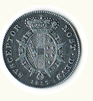 reverse: FIRENZE - Leopoldo II - ½ Paolo 1857. Firenze: Leopoldo II ½ Paolo 1857 - - - - BB+/q.SPL 