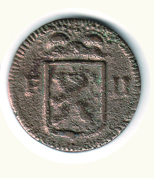 reverse: LUSSEMBURGO - Assedio Francese - Sol 1796 (fuso); D/ Scudo coronato tra F-II; R/ 1/SOL/1796 - Maillet LXXIII, 2 LUSSEMBURGO - Assedio Francese - Sol - - Ae - BB 