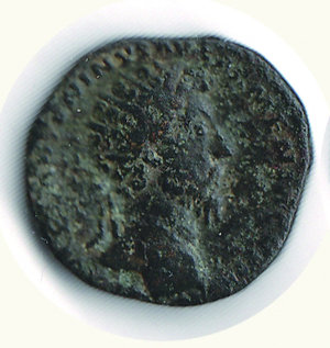 obverse: ROMA - Marco Aurelio (161-180) - Dupondio; D/ Busto radiato a d.; R/ Marte elmato stante con asta e scudo - Cohen 797. ROMA - Marco Aurelio - Dupondio - - Ae - q.BB 