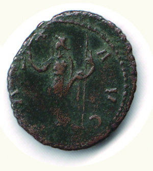 reverse: ROMA - Carausio (287-293) - Antoniniano; D/ Busto radiato a destra; R/ La Pace stante - Cohen 194. ROMA - Carausio - Antoniniano RR - Ae - q.BB 
