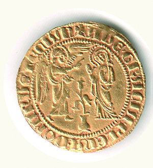 obverse: NAPOLI - Carlo I d Angiò (1266-1285) - Saluto - MIR 18. 1.	Napoli: Carlo I d Angio  ( 1266-1285) Saluto. RR - AU - SPL 