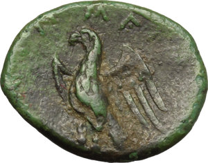 reverse: Antiochia. AE 19 mm., II secolo a.C