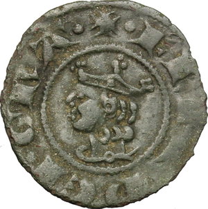 obverse: Messina.  Federico III d Aragona (1296-1337). Denaro