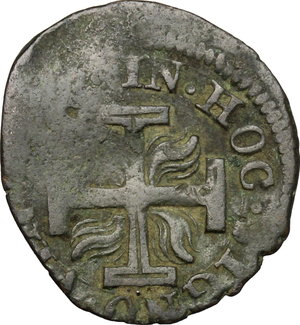 reverse: Napoli.  Filippo IV (1621-1665).. 3 cavalli 1625