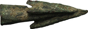 obverse: Punta di freccia in bronzo, epoca romana