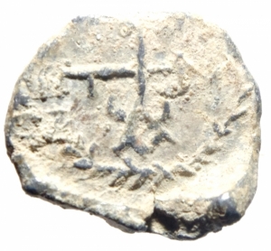 reverse: Bizantini. Piombo con mongramma. Peso 7,20 gr. BB+.w