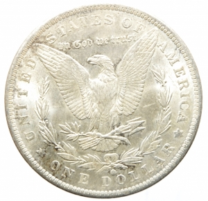 reverse: Estere.USA. Dollaro Morgan 1884 CC. KM 110. AG. NC. SPL+.>>>