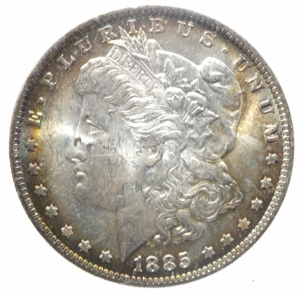 obverse: Monete Estere. USA. Dollaro Morgan. 1885. FDC.^^^