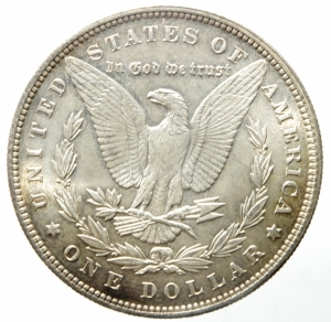 reverse: Monete Estere. USA. Dollaro Morgan 1896. Peso gr. 26,80. Ag. FDC.