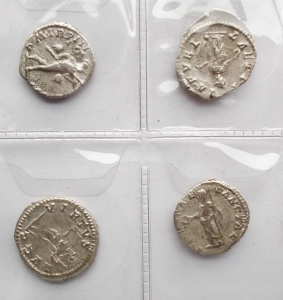 reverse: Lotti - Impero Romano. a. Insieme di 4 denari in Ag.