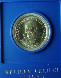obverse: Repubblica Italiana. 500 Lire. Galileo Galilei 1982. FDC.