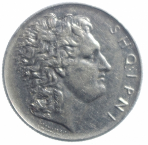 obverse: Estere.Albania.1931 . 1 Lek.Peso 7,90 gr.qSPL