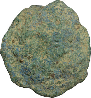 obverse: Aes formatum.. AE Cast Circular Cake, Etruria, 8th-4th century BC