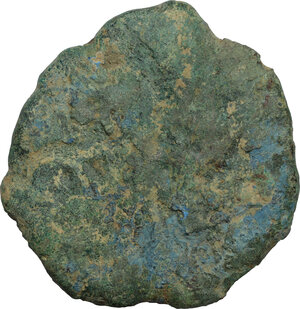 reverse: Aes formatum.. AE Cast Circular Cake, Etruria, 8th-4th century BC