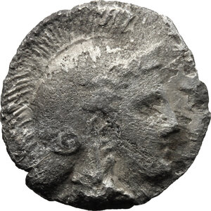 obverse: Anonymous.. AR Obol, 320-300 BC, Neapolis mint