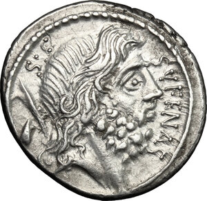 obverse: M. Nonius Sufenas.. AR Denarius, 59 BC