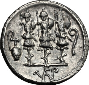 reverse: Faustus Cornelius Sulla.. AR Denarius, 56 BC