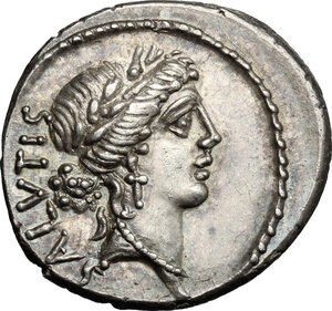 obverse: Man. Acilius Glabrio.. AR Denarius, 49 BC