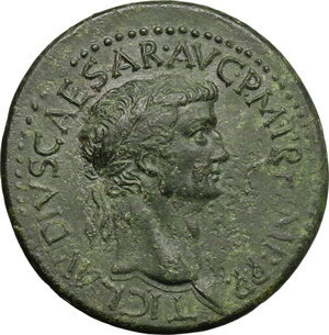 obverse: Claudius (41-54).. AE Sestertius, Rome mint, 42-43 AD