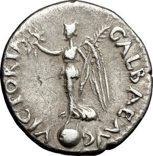 reverse: Galba (68-69).. AR Quinarius, uncertain mint in Gaul, c. November 68-15 January 69 AD