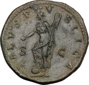 reverse: Hadrian (117-138).. AE Dupondius, 119-121 AD
