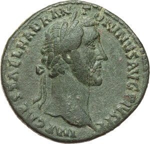 obverse: Antoninus Pius (138-161).. AE Sestertius, 150-151 AD