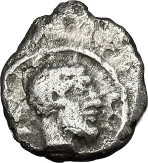 obverse: Etruria, Populonia. AR 0.5-As (Sembella), 3rd century BC