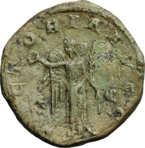 reverse: Pupienus (238 AD).. AE Sestertius, Rome mint
