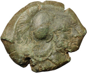 obverse: Etruria, Cosa. AE 20 mm. (Quartuncia), 273-c. 250 BC