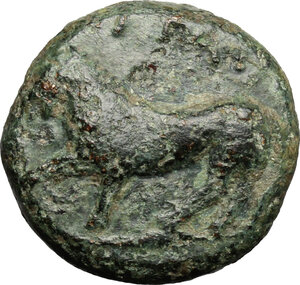 obverse: Northern Apulia, Teate. AE 18 mm. 325-275 BC