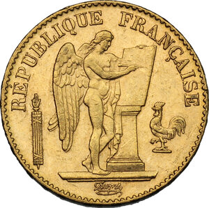 obverse: France.  Third republic (1871-1940).. 20 francs 1894