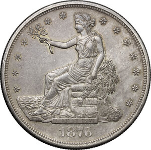 reverse: USA. Trade Dollar 1876, San Francisco mint