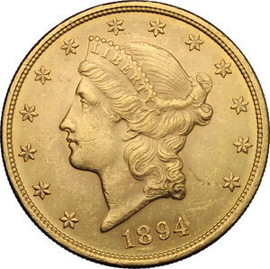 obverse: USA. 20 Dollars 1894