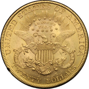 reverse: USA. 20 Dollars 1894