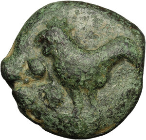obverse: North-eastern Italy, Hatria. AE Cast Biunx, c. 275-225
