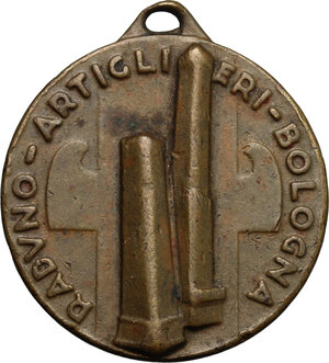 obverse: Medaglia Raduno Artiglieri di Bologna, 4 ottobre 1936, A. XIV