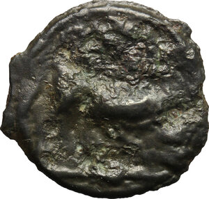 reverse: Northeast Gaul, Leuci. Potin Unit, c. 100-50 BC