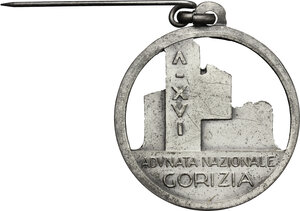 reverse: Medaglia Associazione Nazionale Fante, per l Adunata nazionale di Gorizia, A. XVI