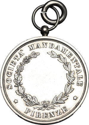 reverse: Medaglia premio Tiro a segno Nazionale, Firenze