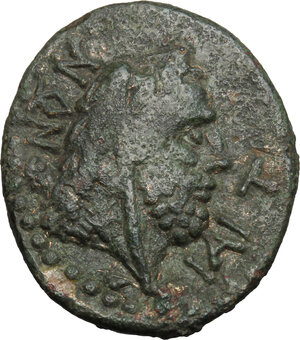 obverse: Iaitos.  Under Roman Rule (after 241 BC). . AE 25.5 mm