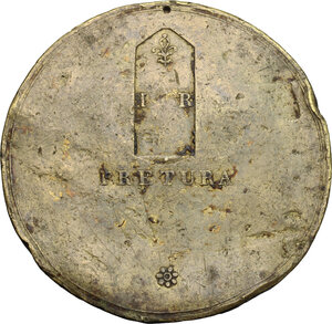 reverse: Distintivo (?) da Cursore Pretoriale del Regno Lombardo Veneto, XIX sec