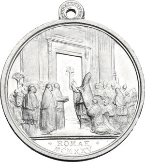 reverse: Pio XI (1922-1939). Medaglietta devozionale per il Giubileo del 1925